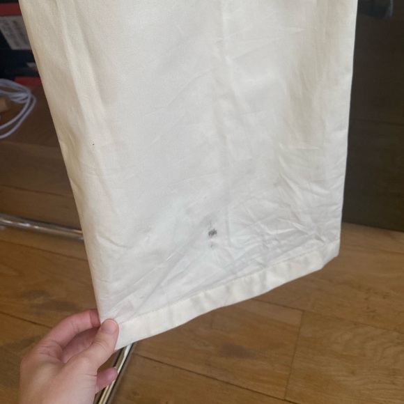 NWT Zara Strapless Wide Leg Cargo Jumpsuit in Off-White - Picture 16 of 16